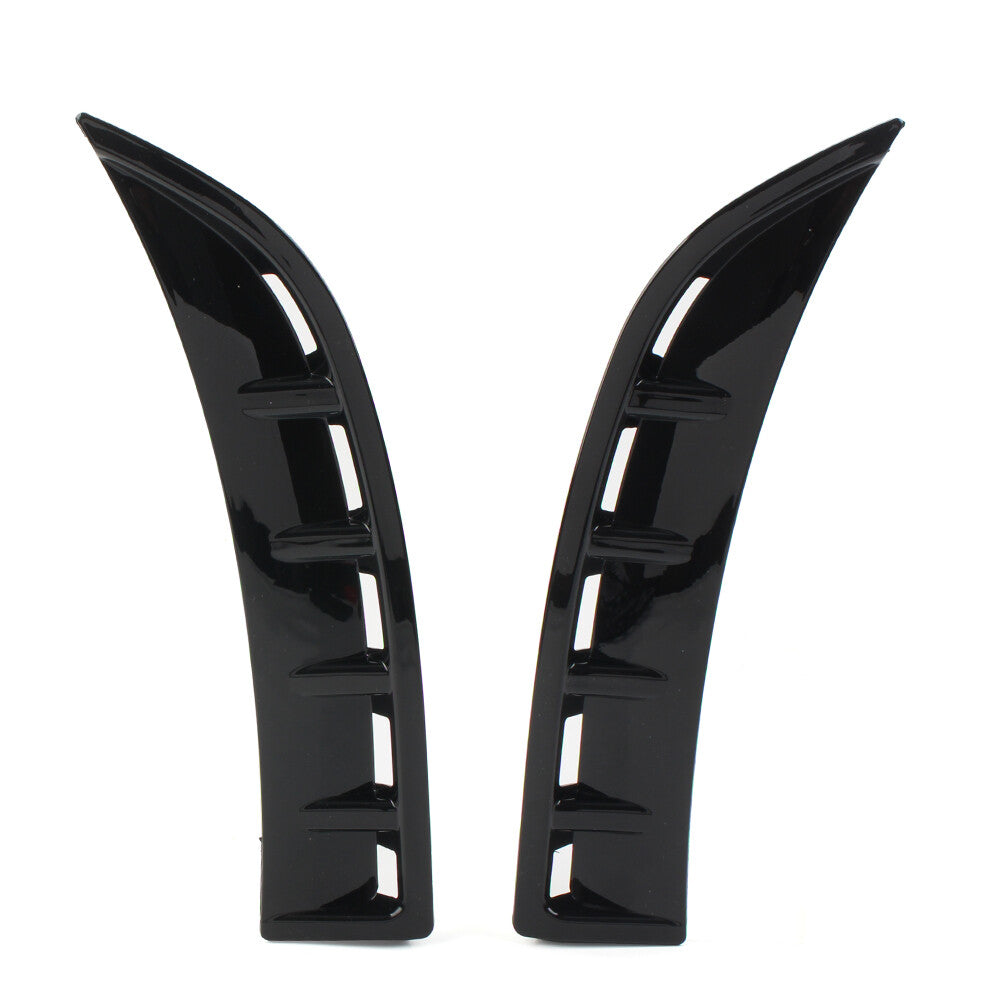 2x Black Front wheel Bumper Vent Hood Fender Fit for Mercedes-Benz CLA C118 2020+