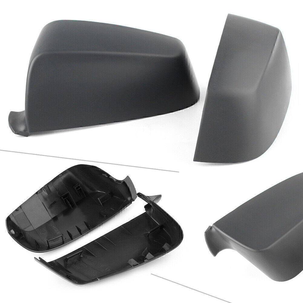 2pcs Exterior Rear View Side Mirror Cover Trim for BMW F10 F18 2008-2013