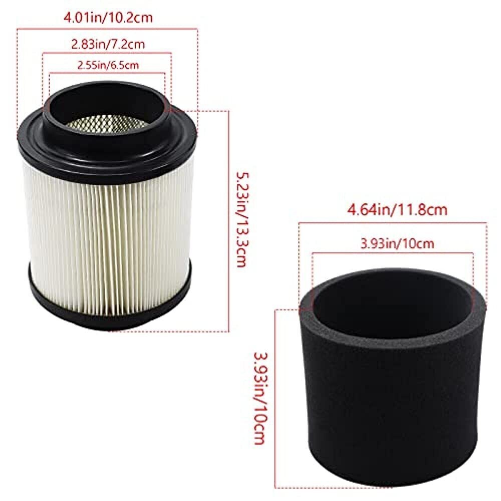 Air Filter for Polaris Hawkeye 300 Trail Blazer 250 Sportsman 0452306 1253355