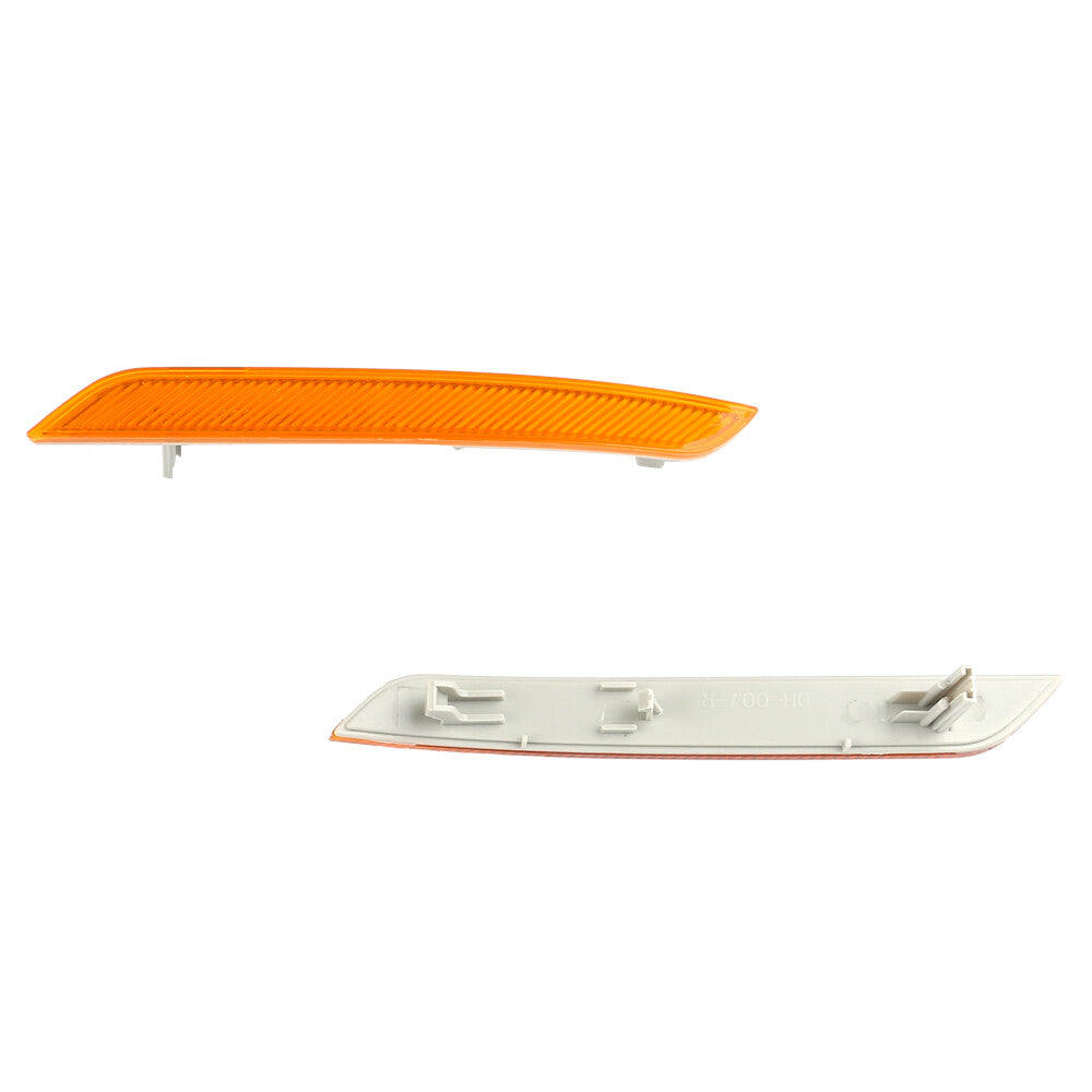 2x Amber Yellow Front Bumper Side Marker Reflector For 2007-2014 for BMW E71 E72 X6