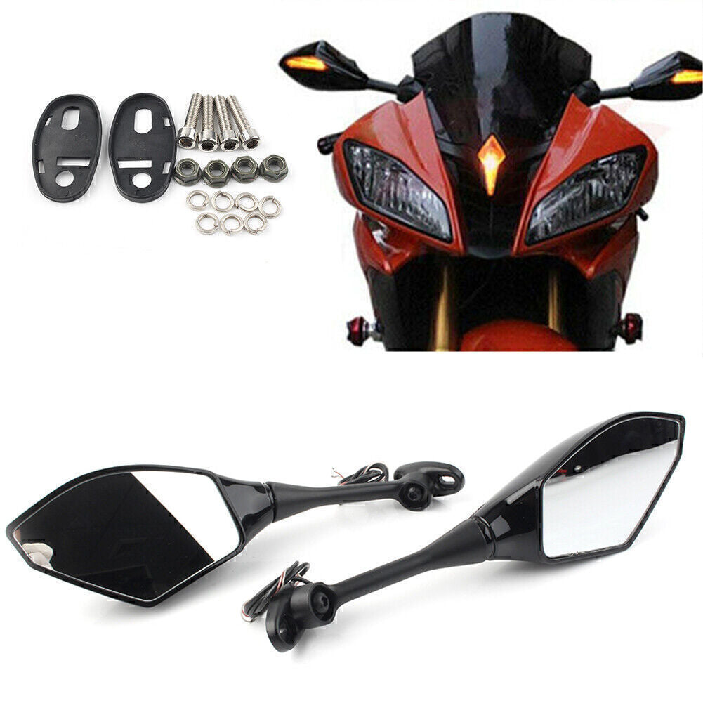 R¨¹ckspiegel Spiege Blinker Paar f¨¹r for Honda CBR600RR CBR1000RRrad Motorrad