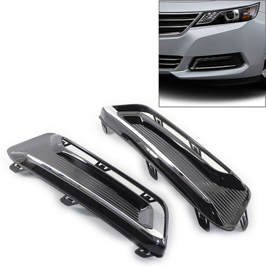 2x Front Bumper Fog Light Lamp Cover Left Right for Chevrolet Impala 2014-2020