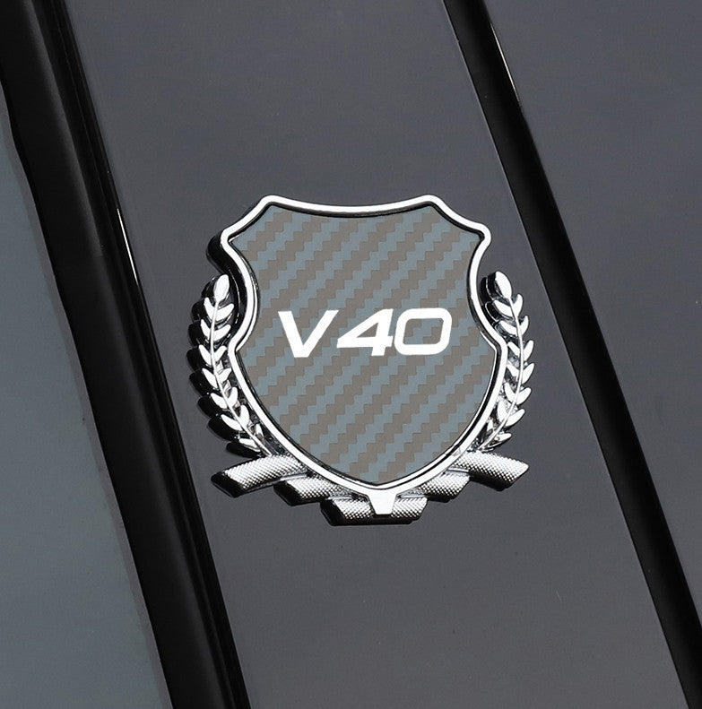 Suitable for Audi A1 car keychain horseshoe buckle carbon fiber leather black
