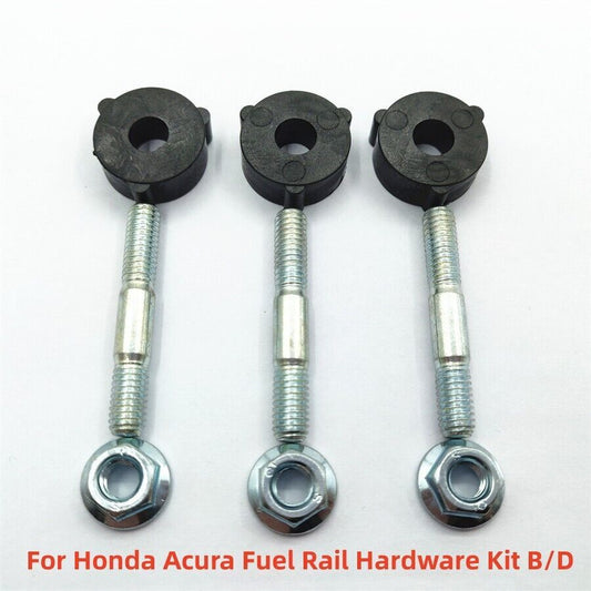 Spacer Studs Nuts Fuel Rail Hardware Kit for Honda for Acura B/D Series Engine Motor Q
