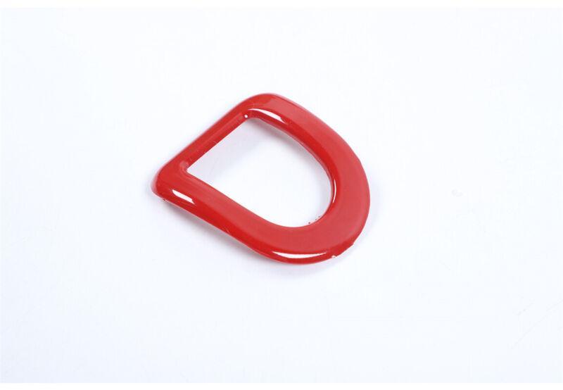 ABS Red Inner Door Bolt Lock Down Cover Trim 2pcs Fit for Ford for Mustang 2009-2014