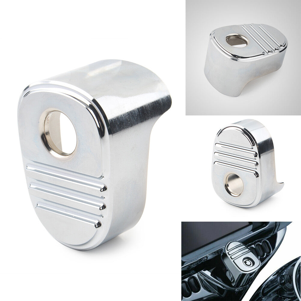 Chrome Ignition Switch Cover Fit for Harley Electra Road Glide FLH 2014-22 Q