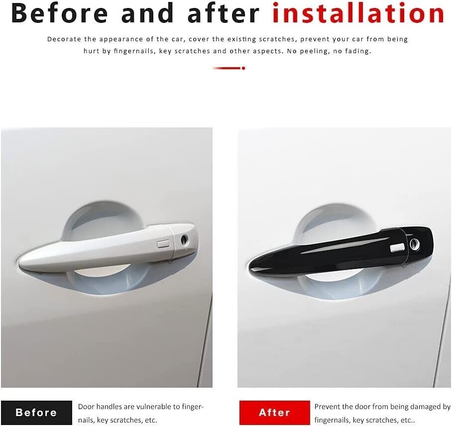 2-Piece Set Carbon Fiber Exterior Tail Light Decal Stylish / Sticker Black Car / New- v
