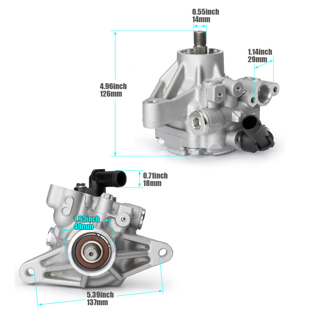 1Pc For 2006-11 for Honda for Civic DX EX LX 1.8L L4 56110-rna-a01 Power Steering Pump Q