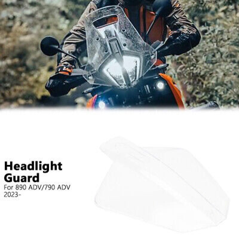 Motorcycle Headlight Light Cover Protector Guard For 790 ADV 890 Adventure 23-24