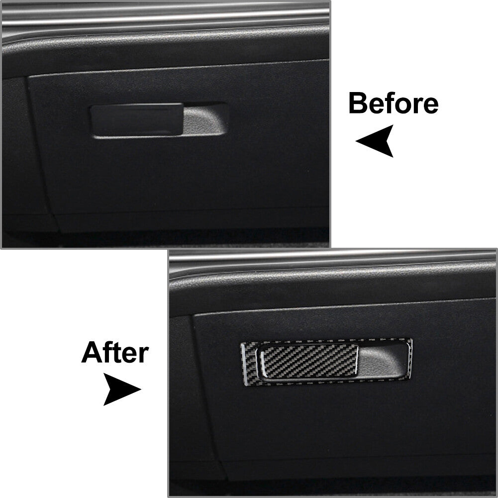 LHD Interior Passenger Storage Glove Box Handle Cover Trim for Volkswagen for Golf 8
