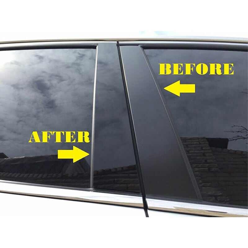 for Kia Sorento UM 2015-20 Piano Black Look Pillar Posts Door Window Strip Trim