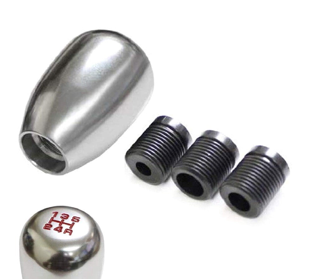 Silver chrome 5-speed manual shift blade suitable for Honda , for Acura , for Mazda , , and . n