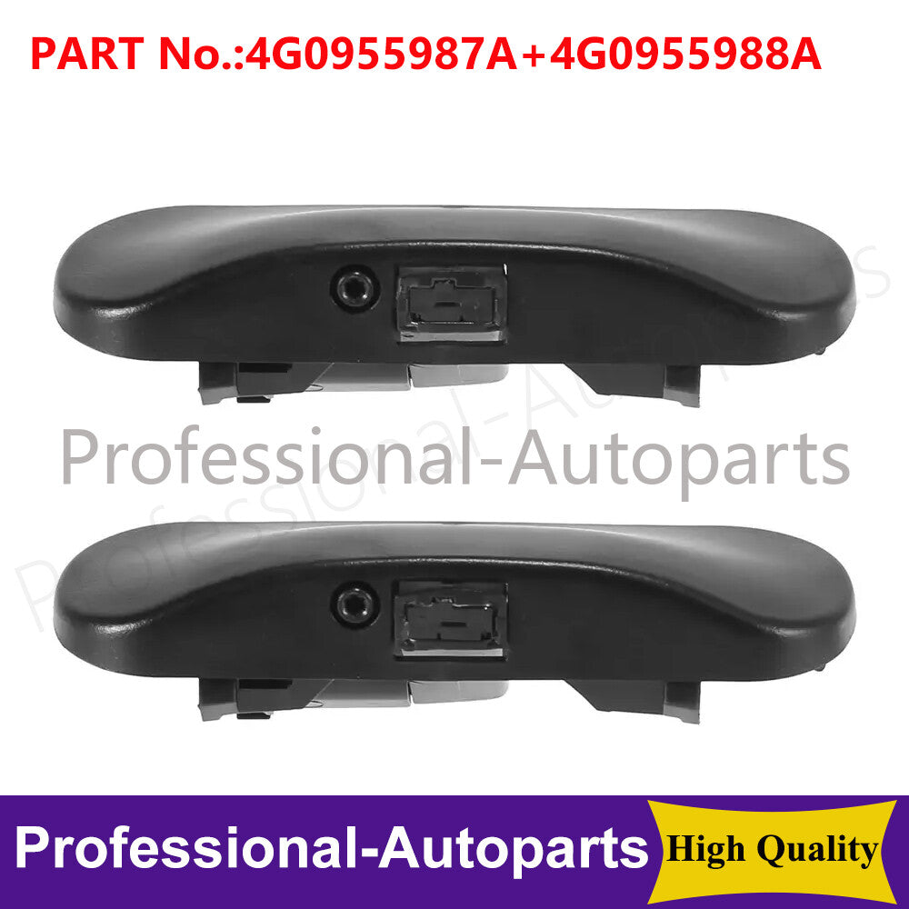 1Pair Left&Right Windscreen Washer Nozzles Spray Jet Fit for Audi for A6 C7 11-2018 Q