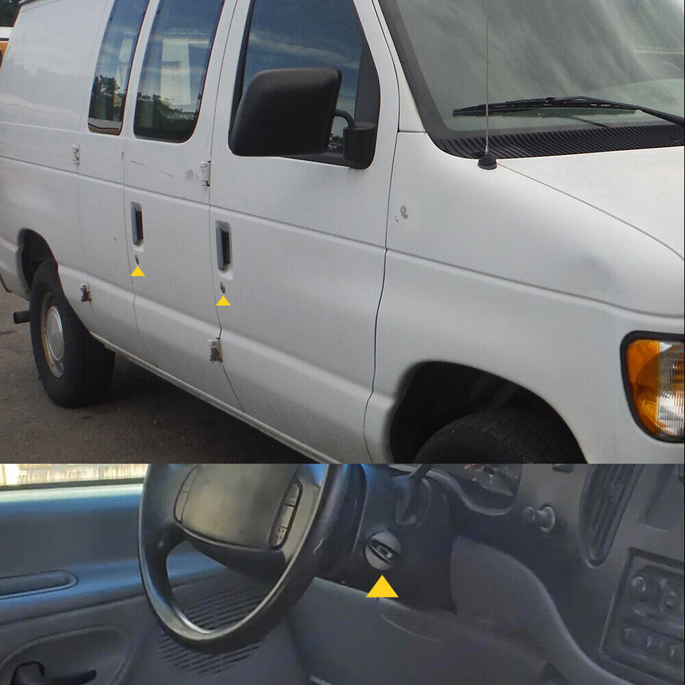 Similar to the ignition and door lock cylinder key for Econoline Van E150 E250 E350 - v