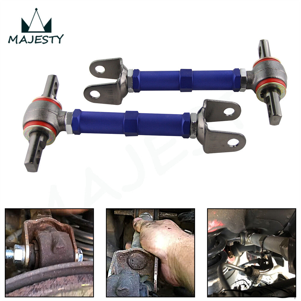 Rear Adjustable Camber Kit For 02-06 for Acura RSX 2001-2005 for Honda for Civic 02-05 Blue