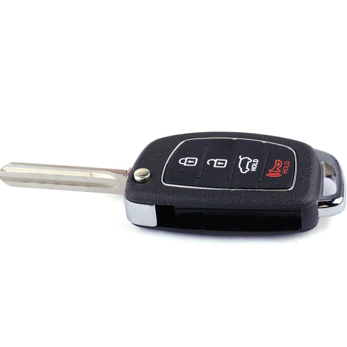 Flip Remote Key Fob Fit for Hyundai Santa Fe ix45 13 14 ix35 i30 Clicker 4Button Q