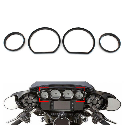 Fit for Harley Touring Electra Street Glide 14-23 Instrument Board Gauge Bezel Kit