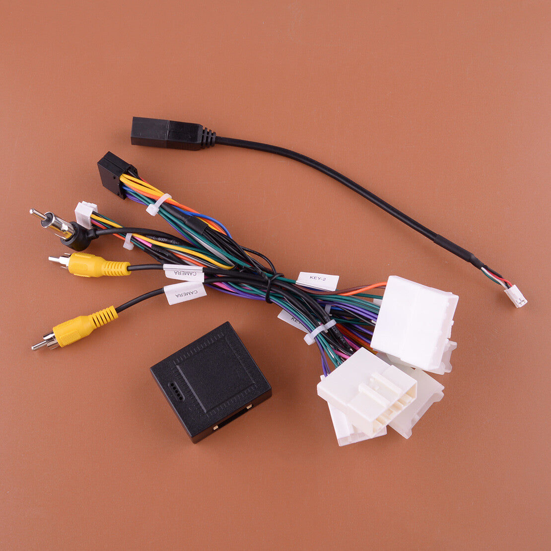 16-inch Radio Harness Connector Kit with CANbus Box for Honda for Civic 16-19