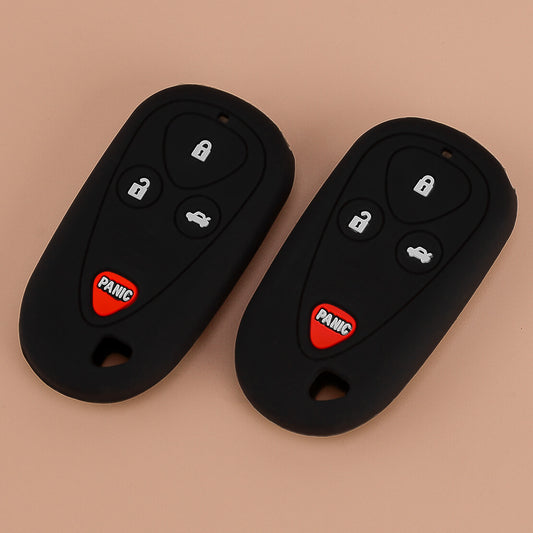 2X Remote Control Key Fob Protector Cover fit for for Acura TL 2004-2006 TSX 2006-08 v