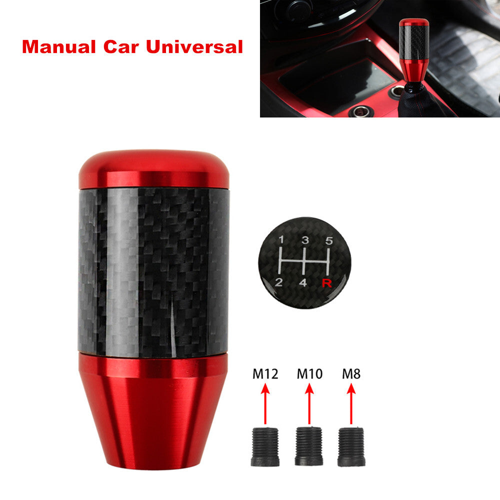 Manual transmission car gear shift lever/shift blade/gear shift head kit (carbon aluminum alloy) n