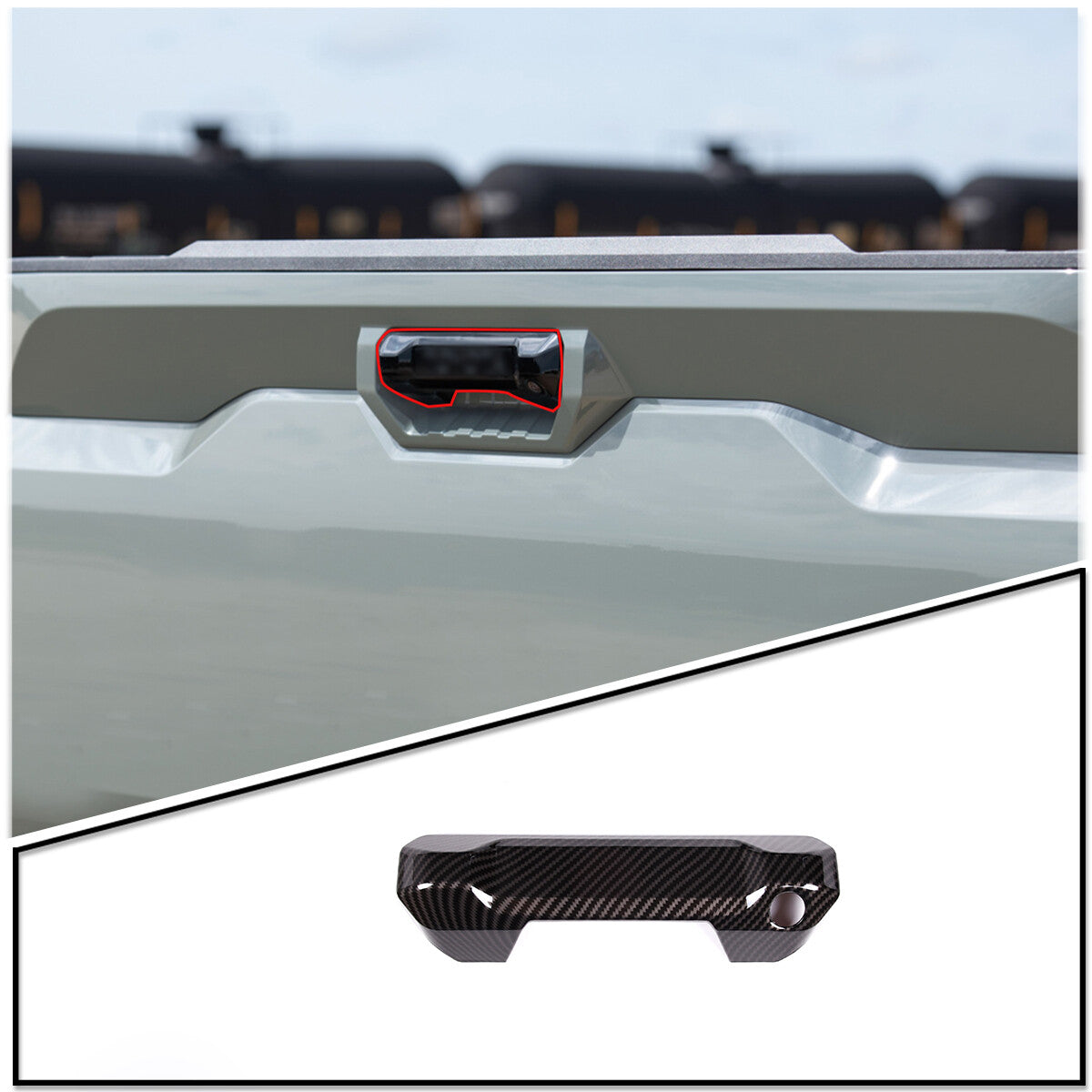 carbon fiber steering wheel button sticker decoration for Corvette C8 2020 - 2023