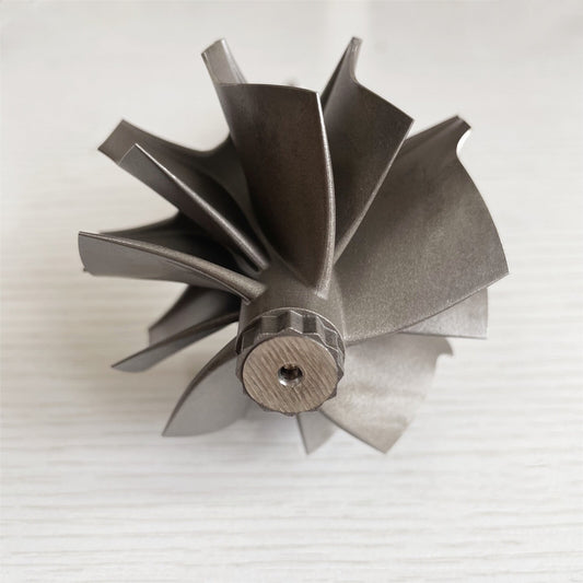 HX40 67X76mm 5+5 blades turbo wheel/turbo shaft and wheel suitable for turbocharging
