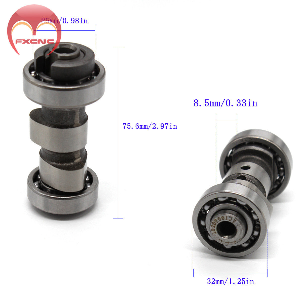 Camshaft for Yamaha YBR125 XTZ 125 CNC Aluminum Alloy Motorcycle Racing Car