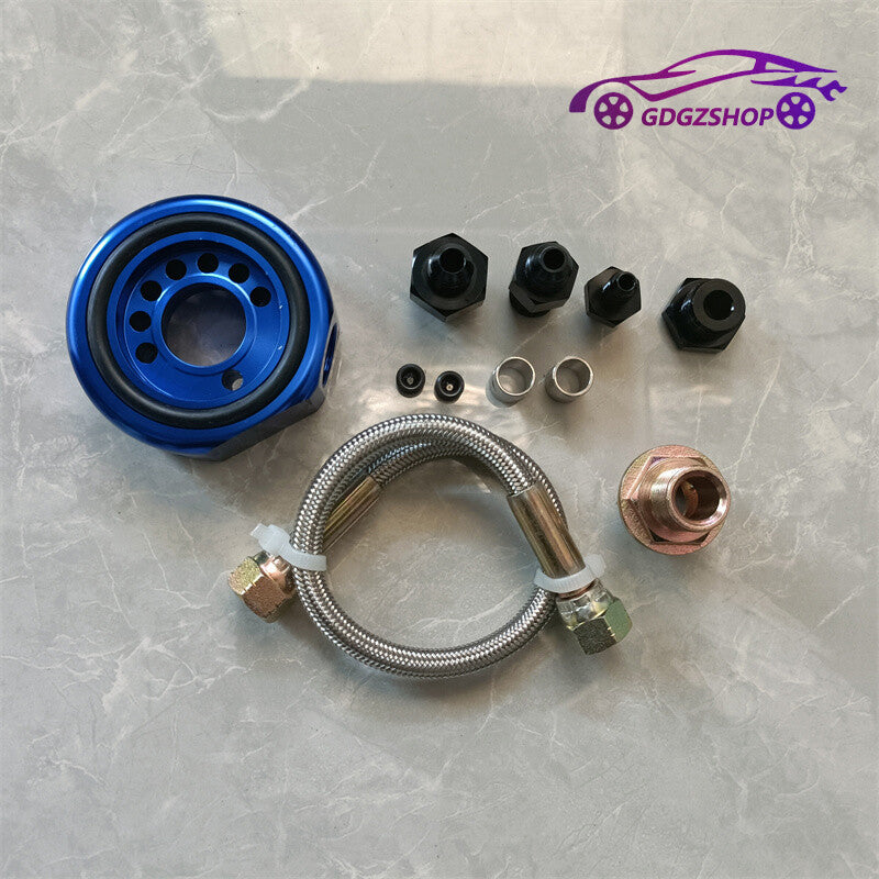VTEC Head Conversion Kit - LS B18 B20 Aluminum Adapter Plate Sandwich Set Blue
