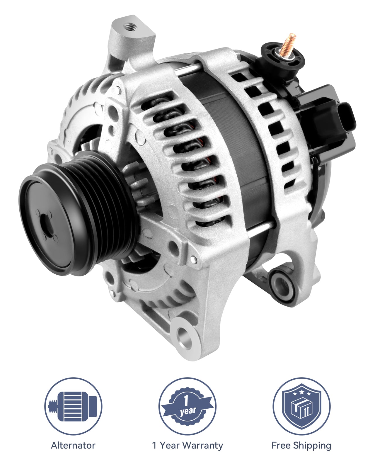 New Alternator 145Amp Fit for 2004-2006 for Chrysler for Pacifica Base Sport Utility