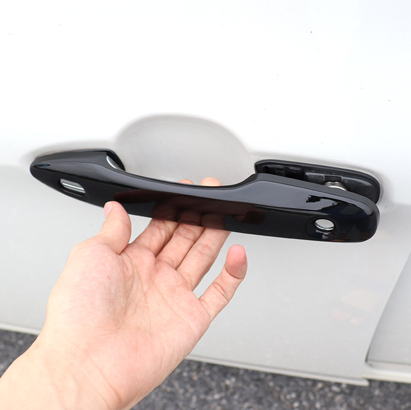 for Toyota for Camry 2018-21 ABS Gloss Black Outer Door Side Handle Bowl Cover Trim