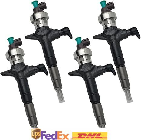 4X Fuel Injector 295050-2420 8-97435554-0 Fits for Isuzu Engine 4JJ1