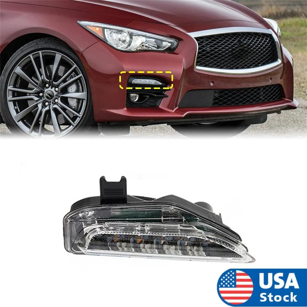 Right Front Turn Signal Light Lamp Passenger Side for Infiniti Q50 Sport Model