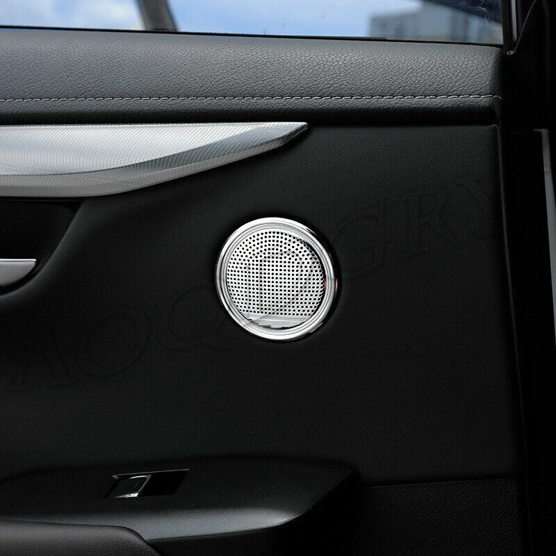 Sllver Car Door Upper Stereo Speakers Moulding Trim Cover for LEXUS NX 2015-2021