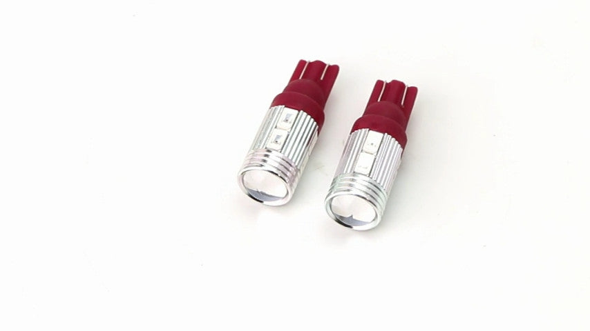 (10) Red 921 912 920 168 T10 SMD LED bulbs suitable for truck third brake lights and cargo lights - n