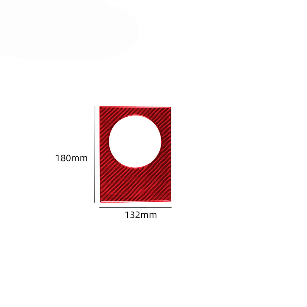 Red Carbon Fiber for Co -pilot Side Air Vent Outlet Trim Cover for Ford F150 2004-08
