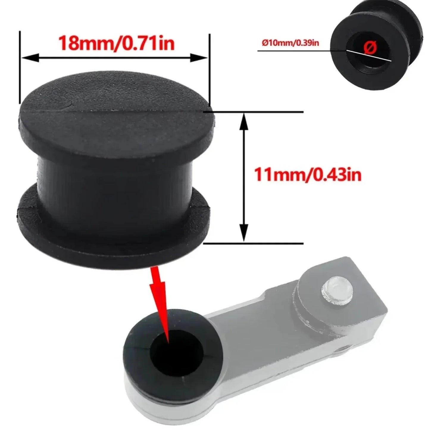 2Pcs for Passat for Golf Beetle Gear Shifter Cable End Connector Bushing Repair Kit