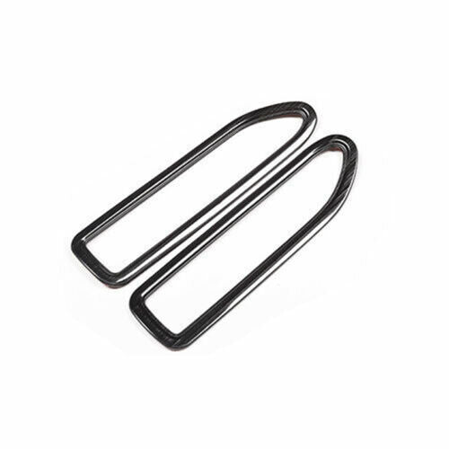 Carbon Fiber ABS Side Vent Frame Ring Trim Cover 2X For RAV4 2006-2012 v