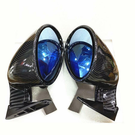 1 Pair ABS Carbon Fiber F1 Style Side Wing Rear View Mirror For Car Truck New n
