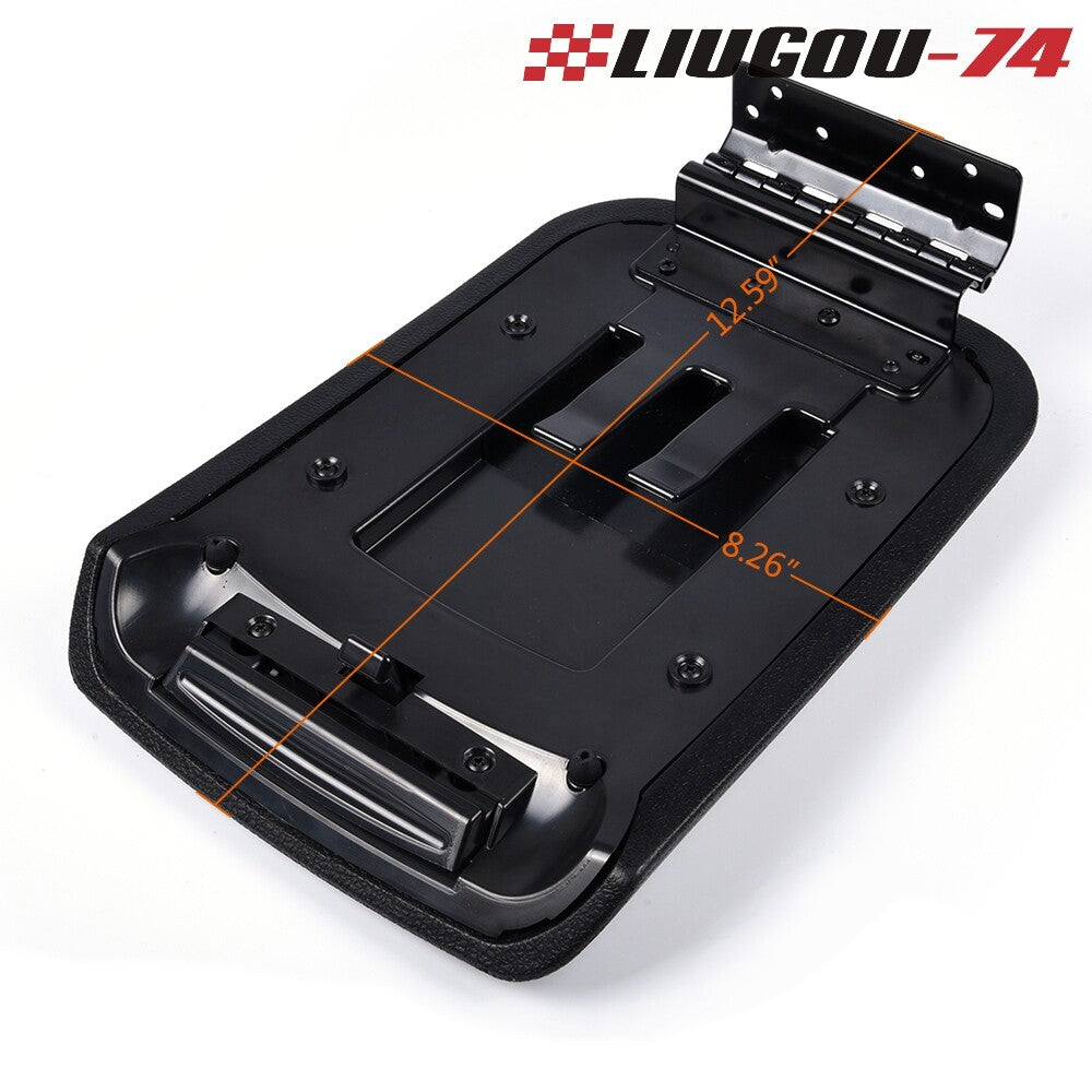 Suitable for 2005-2009 for Mustang black center console armrest cover top protective cover- v