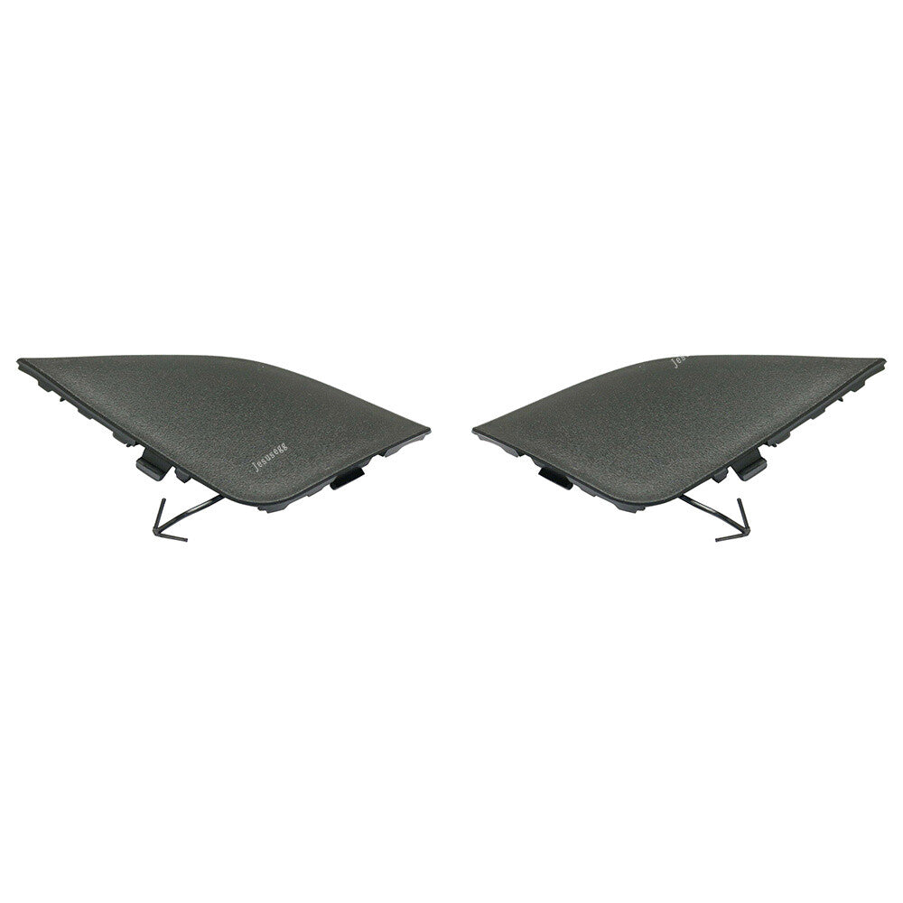 Pair Front Left +Right Bumper Tow Hook Eye Cover for Toyota RAV4 2016â€?8 Black Q
