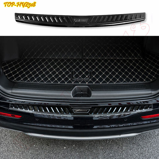 for Buick Envision 2021-2022 Steel Black Rear Bumper Protector Sill Plate trim n