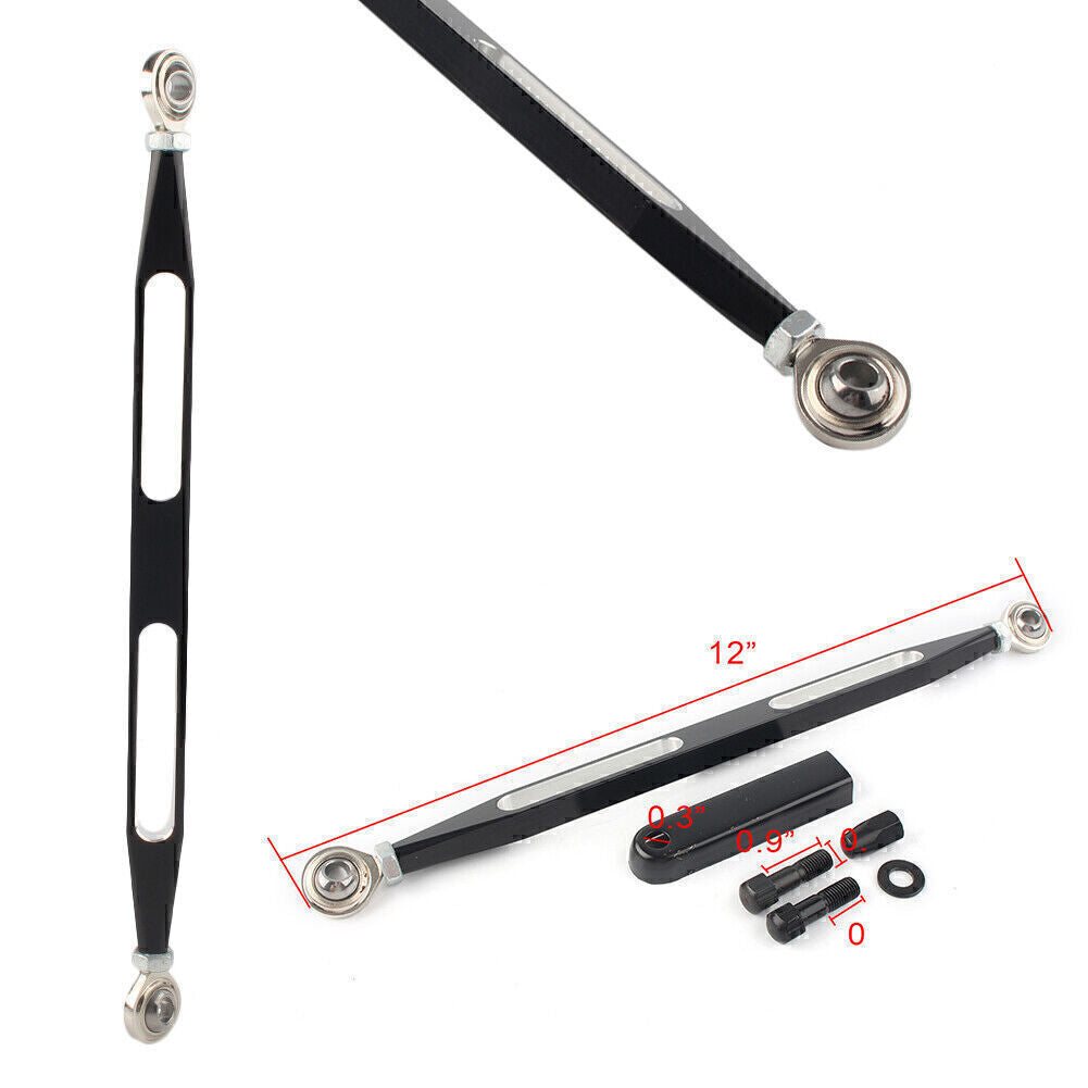 Shifter Shift Linkage Arm Lever for Harley Softail Road King Electra Glide Black Q