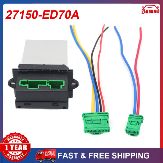 27150-ED70A Blower Motor Heater Fan Resistor for Nissan Tiida for Peugeot for Renault Q