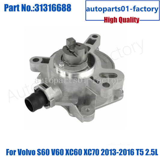 31316688 Brake Vacuum Pump Fit for Volvo S60 V60 XC60 XC70 2013-2016 T5 2.5L