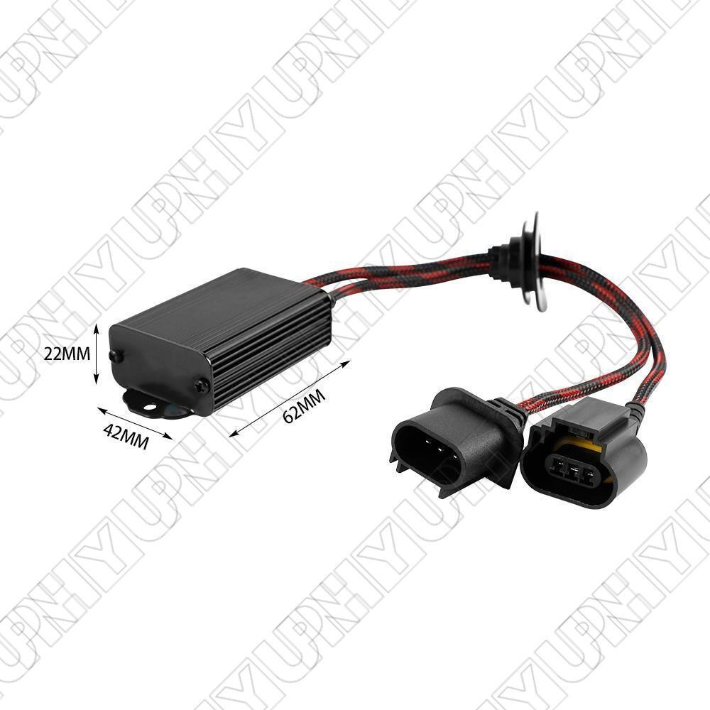 2× H13 9008 Headlight Bulb Canbus Error Anti Flicker Resistor Canceller Decoder Q