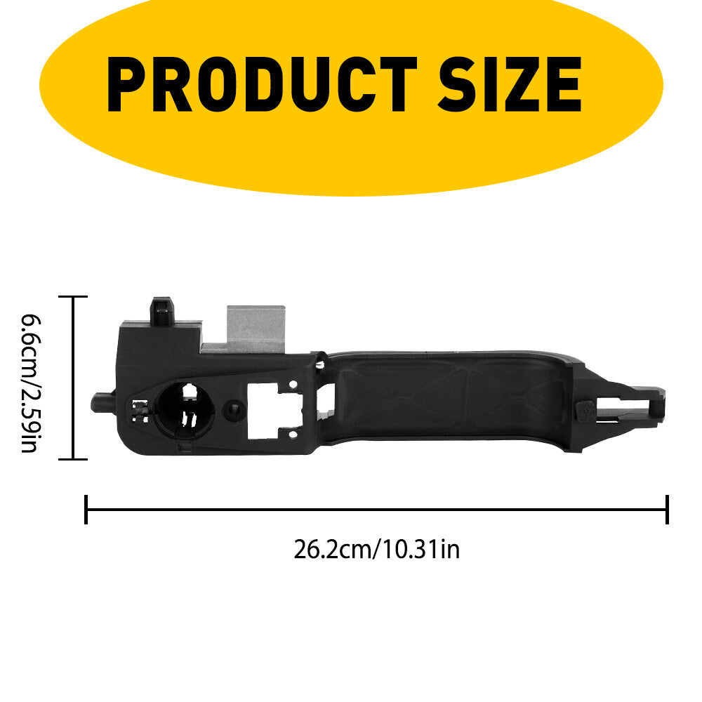 Applicable to 00-07 for Focus Black Bare Front Right Door Handle Reinforcement Bracket - v
