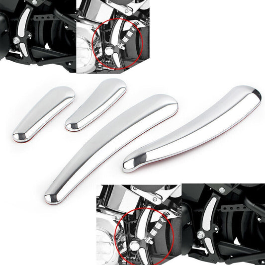 for Harley Softail Models 08-up 4x Chrome Curved Swingarm Frame Insert Set Q