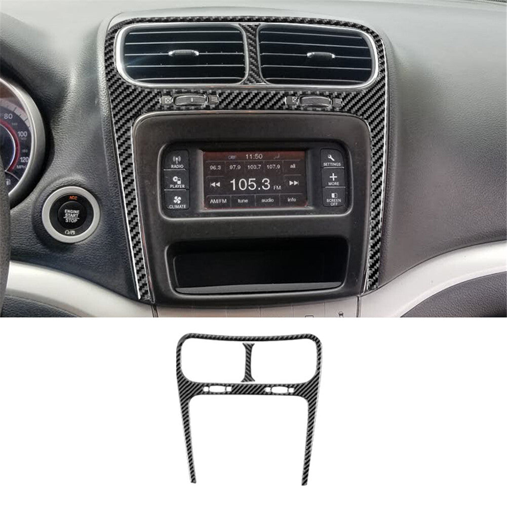for Audi Q5 2009-017 Copilot Side Door Storage Trim Cover Decor Carbon Fiber Red v