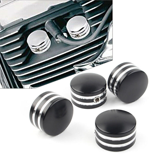 4x Head Bolt Covers For Fit for Harley Sportster XL 883 1200 86-17 16 Twin Cam 99-17