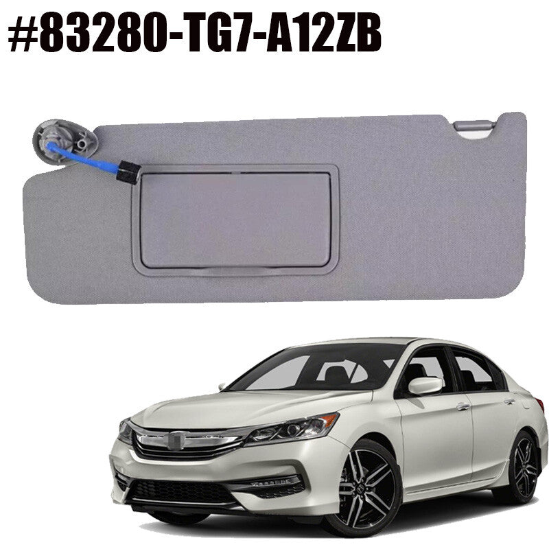 Sun Visor Shade Driver Left Gray with lighted 83280TG7A12ZB for Honda 2017-2021 n